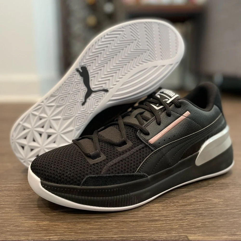 Puma Clyde Hardwood Metallic sz 10